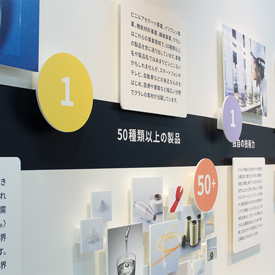kuraray 西条事業所展示室